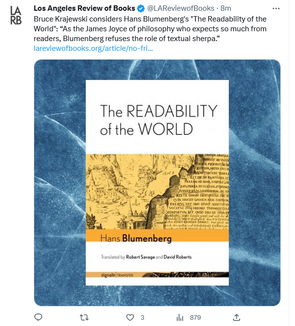 image of Twitter post from Los Angeles Review of Books